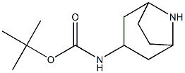 endo-tert-butyl 8-aza- bicyclo[3.2.1]octan-3- ylcarbamate Struktur