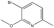 3-Bromo-2-methoxy-6-picoline Struktur