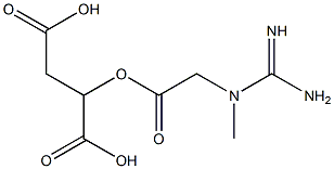 Malic acid creatine Struktur