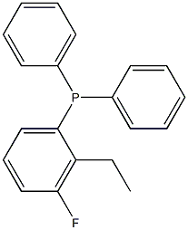 Ethyltriphenylphosphine fluoride Struktur