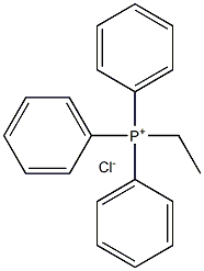 Ethyltriphenylphosphonium chloride Struktur