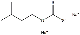 SODIUM ISOAMYL XANTHATE Struktur