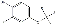 4-bromo-3-fluorotrifluoromethoxybenzene Struktur