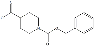 Methyl N-CBZ-piperidine-4-carboxylate Struktur