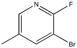 3-Bromo-2-fluoro-5-methylpyridine Struktur