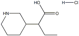 3-piperidine ethyl acetate hydrochloride Struktur