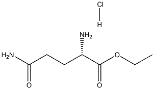 Glutamine ethyl ester hydrochloride Struktur