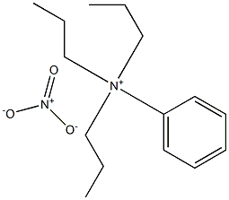 Phenyltripropylammonium nitrate Struktur