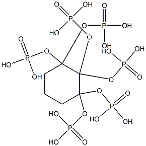 Cyclohexahexaol hexaphosphate Struktur