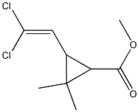 Methyl 3-(2,2-dichloroethenyl)-2,2-dimethylcyclopropanecarbxylate Struktur