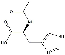 Acetyl-L-Histidine Struktur