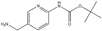 (5-AMINOMETHYL-PYRIDIN-2-YL)-CARBAMICACIDTERT-BUTYLESTER Struktur