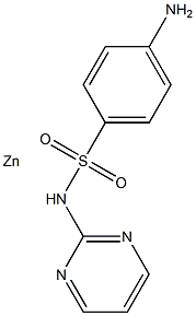 SULFADIAZINEZINC Struktur