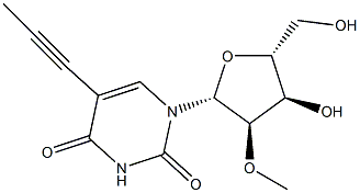 2'-O-Methyl-5-propynyl-D-uridine Struktur