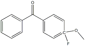 4-methoxy-4fluorobenzophenone Struktur