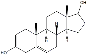 5-androstadiene-3,17-diol Struktur