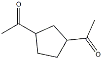 1,3-Diacetyl-cyclopentane Struktur