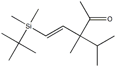 5-(t-Butyldimethylsilyl)-3-isopropyl-3-methylpent-4-en-2-one Struktur