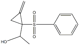 Ethanol, 1-(2-methylene-1-phenylsulfonylcyclopropyl)- Struktur