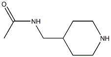 N-(4-Piperidinylmethyl)acetamide Struktur