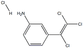 3-(TRICHLOROVINYL)-PHENYLAMINE HYDROCHLORIDE Struktur