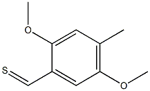 2,5-DIMETHOXY-4-METHYLTHIOBENZALDEHYDE Struktur