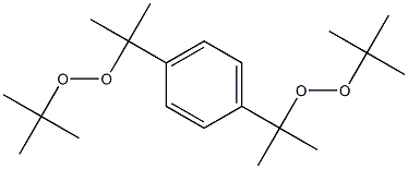 1,4-bis(tert-butylperoxy-isopropyl)benzene Struktur