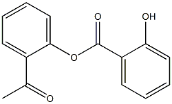 acetylphenyl salicylate Struktur