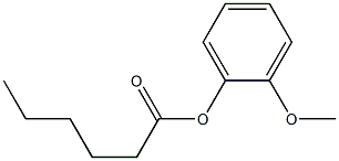 guaiacol caproate Struktur