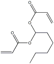 Hexanediol diacrylate Struktur