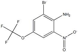 6-Bromo-2-Nitro-4-Trifluoromethoxyaniline Struktur