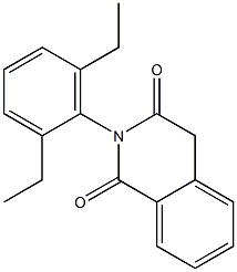 N-(2,6-diethylphenyl)homophthalimide Struktur