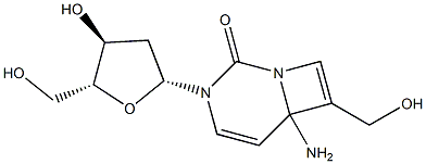 8-(hydroxymethyl)-3,N(4)-etheno-2'-deoxycytidine Struktur