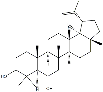 3,6-dihydroxylup-20(29)-ene Struktur