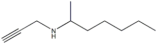 N-(2-heptyl)-propargylamine Struktur