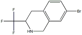 3-trifluoromethyl-7-bromo-1,2,3,4-tetrahydroisoquinoline Struktur