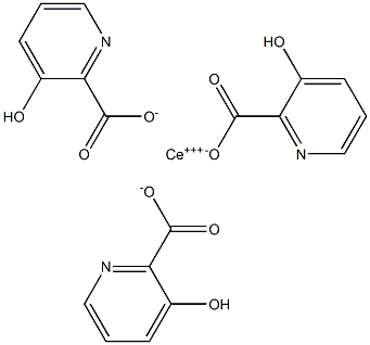 cerium hydroxypyridinoate Struktur