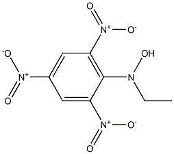 1-(hydroxyethylamino)-2,4,6-trinitrobenzene Struktur