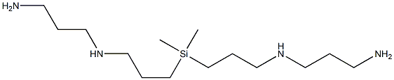 bis(7-amino-4-azaheptyl)dimethylsilane Struktur