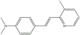 2-(4-dimethylaminostyryl)methylpyridine Struktur