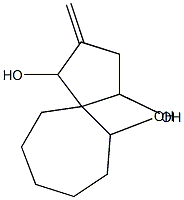 2-methylene-1,4,6-trioxyspiro(4,6)undecane Struktur