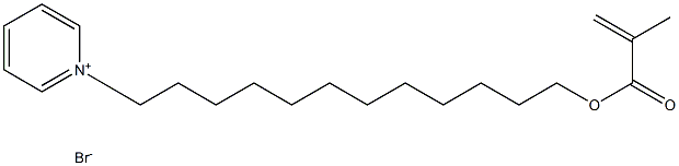 methacryloyloxydodecylpyridinium bromide Struktur