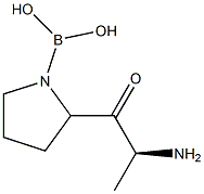 alanylpyrrolidine-boronic acid Struktur