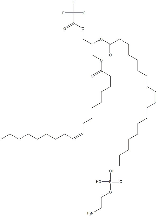 trifluoroacetyl-1,2-dioleoyl-sn-glycero-3-phosphoethanolamine Struktur