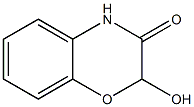 2-hydroxy-1,4-benzoxazin-3-one Struktur