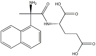 2-naphthylalanyl-glutamic acid Struktur