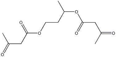 1,3-butanediol diacetoacetate Struktur