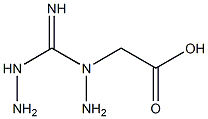 2-(1-(hydrazino(imino)methyl)hydrazino)acetic acid Struktur