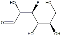 3-fluoro-3-deoxygalactose Struktur