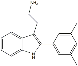 2-(3,5-dimethylphenyl)tryptamine Struktur